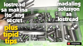 Easy way to fix stripped bolt hole threads at home [upl. by Erikson]