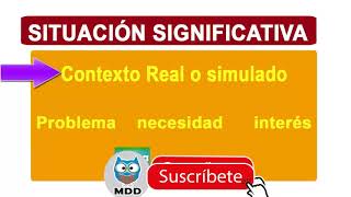 Cómo realizar una situación significativa de forma fácil [upl. by Eleynad366]