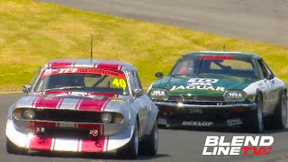 Awesome Bathurst Winning Jaguar XJS vs V8 Triumph Stag [upl. by Phillada158]