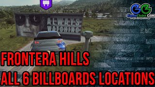 Need For Speed Heat Frontera Hills Billboards Locations  NFS 2019 Collectibles  PS4  Xbox  PC [upl. by Scotti]