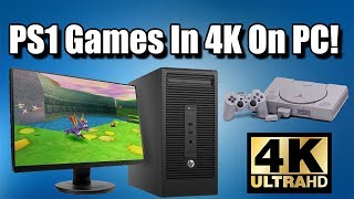 How To Run PS1 Games Up To 4K Or 1080P On PC It Looks Amazing [upl. by Dahraf]