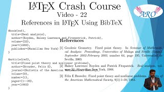 LaTeX Crash Course in Tamil Reference Management in LaTeX Create BibTeX File in LaTeX by G Scholar [upl. by Middlesworth]