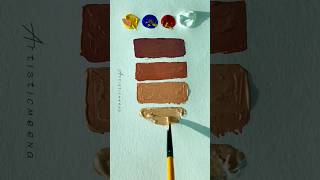 How to make skin tone colors from primary colors 🎨 Mixing skin tone colors shorts colormixing [upl. by Cinda]