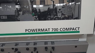 WEINIG POWERMAT 700  WEINIG FEEDER  Poplar 70 x 25 mm 15 mmin  Com Gorainvest Bulgaria [upl. by Gladi]