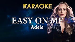 Adele  Easy On Me Karaoke Version [upl. by Roderic]