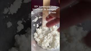 DIY homemade instant snow unmeltable [upl. by Nowyt199]