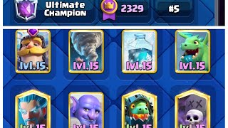 best bowler graveyard freeze deck in clash royale [upl. by Nywnorb]