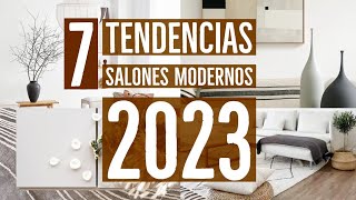 7 OBJETOS DECORATIVOS para la DECORACION DE SALONES MODERNOS 2023  alfombras lamparas cuadros [upl. by Anuahsed554]