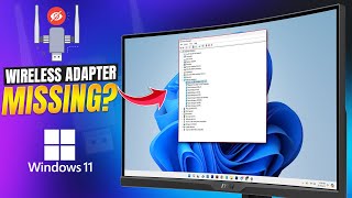 How to Fix Wireless Adapter Missing in Windows 1011  Laptop amp PC Solutions [upl. by Nayllij]