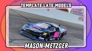 9624  GoPro  Mason Metzger  Template Late Model AFeature  Kalamazoo Speedway [upl. by Britney]