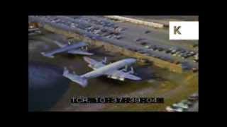 1950s Idlewild Airport New York Aerials and Passengers Disembarking [upl. by Arjan]