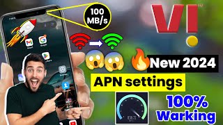 VI APN For High Speed Internet 2024  APN 4G4G Setting  Vodafone APN  Idea APN [upl. by Eceinwahs623]