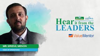 Hear it from the leaders  Mr Mridul Menon  Head of Operations Value Mentor Infopark Koratty [upl. by Ettenna]