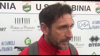 Gs Tv  mister Lorenzini intervistato dopo Atletico MaremmaMassa Valpiana 2 a 1 [upl. by Sirrep]