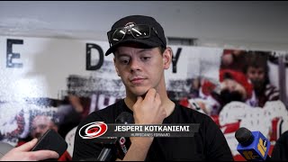 Jesperi Kotkaniemi speaks to the media recapping the 20232024 season  18052024 [upl. by Stelmach]