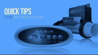 Spa Control System  GS100 quick tips [upl. by Lean]