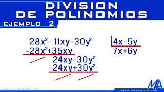 División de polinomios  Ejemplo 2 [upl. by Clawson]