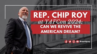 Rep Chip Roy Can we revive the American dream [upl. by Hannavahs]