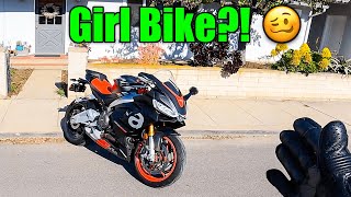 Test Riding An Aprilia RS660  Review amp Honest Thoughts [upl. by Verne268]