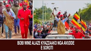 Bobi Wine alaze kyazzaako nga avudde e Soroti [upl. by Mohandis]