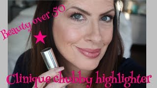 Clinique Chubby Stick Sculpting Highlighter Beauty over 50 [upl. by Ardnasil]