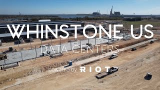 Riot Blockchains Building D Updated  Whinstone Data Center  Rockdale Texas [upl. by Eleumas24]