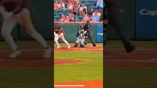 Ivan Johnson Two Home Run Game Reds [upl. by Arevle]