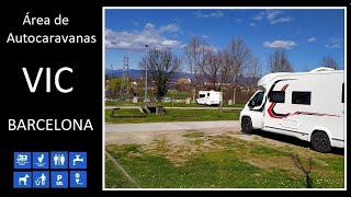 Área de autocaravanas de Vic Barcelona [upl. by Iruyas]