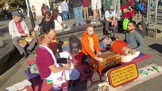 Jayananda Prabhu Chants Hare Krishna at Washington Square Park [upl. by Reginald]