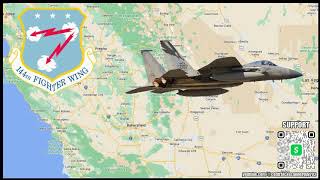 Military Aviation Audio Over Central California  February 27 2024 [upl. by Michaela]