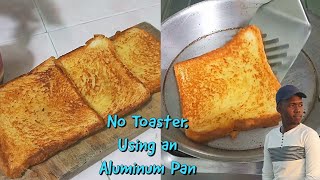 2 ingredients delicious bread toast  How to toast bread on a pan  Bread Toast [upl. by Ardeid755]