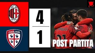 MILAN 41 CAGLIARI IL POST PARTITA [upl. by Ellenrahs]