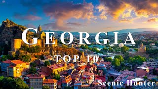 10 Best Places To Visit In Georgia  Georgia Travel Guide [upl. by Assirehs]