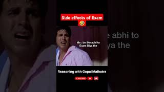 Side effects of Exams 🤣 funny ssc railway exam students shorts [upl. by Sivartal]