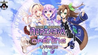 Hyperdimension Neptunia ReBirth1 Opening Lyrics Miracle Portable ☆ Mission [upl. by Senga]