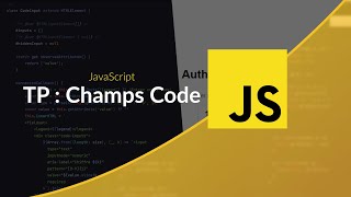 Exercice JavaScript  Champs de type Code Extrait de la vidéo premium [upl. by Old]