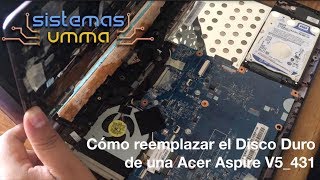 Cómo renovar tu Acer Aspire V5 431 con un SSD [upl. by Muirhead]