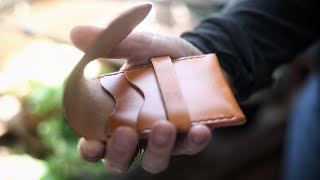 This Leather Wallet Has a SECRET SURPRISE  FREE PATTERN [upl. by Llerad79]