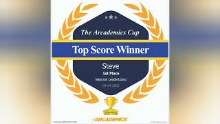 Arcademics Skill Builders Plus Steve Wins Arcademics Cup 2022 Tournament [upl. by Hunley]