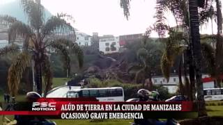 DERRUMBE EN MANIZALES OCASIONA EMERGENCIA [upl. by Oremar]