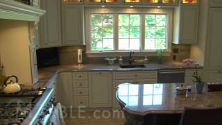 Ibere Crema Bordeaux Granite Kitchen Countertops by Marblecom [upl. by Lawton]