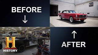 Counting Cars Danny TRANSFORMS a 1966 Mustang Season 6  History [upl. by Flavius508]