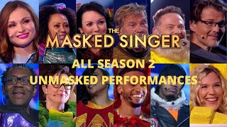 All Masked Singer UK Unmasked Performance Season 2 [upl. by Nossila]