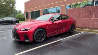 Is this the color to get Infrared 2021 Lexus IS 350 FSport Dynamic Handling Package [upl. by Hewitt]