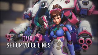 Dva’s Set Up Voice Lines [upl. by Atiuqnahs597]