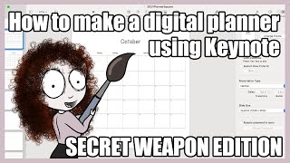 How To Make A Digital Planner In Keynote  Secret Weapon [upl. by Leiba]