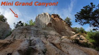 Hiking Georgias MINI GRAND CANYON INSANE VIEWS Exploring Providence Canyon State Park Central GA [upl. by Ahsiele]