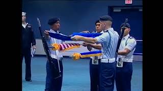 JROTC Color Guard Uncase Colors Demonstration [upl. by Eneri210]