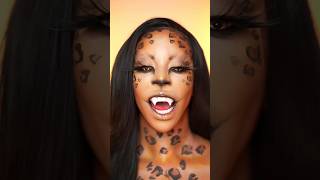 Leopard Print Makeup Tutorial 🐆🐾 [upl. by Ailic]