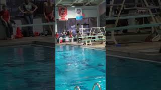 Alexandria Invite AAU Dive Competition Junior Olympic Divers Springboard 1 Meter Back Dive Pike [upl. by Ellienad]